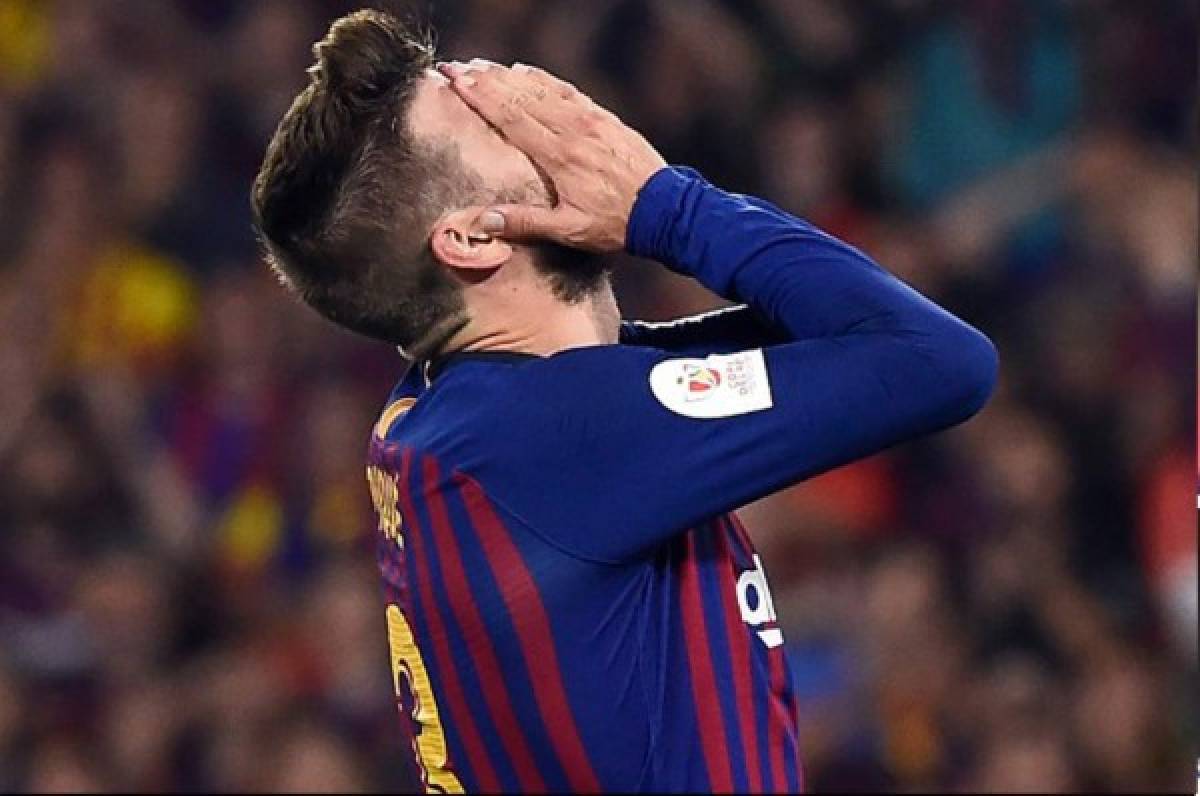 Gerard Piqué tras perder Copa del Rey: 'No hay excusas que valgan'