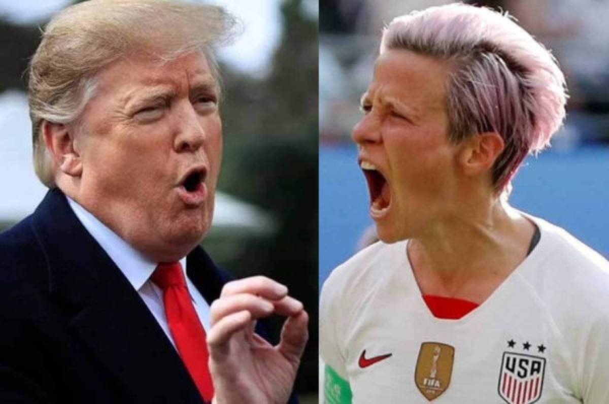 Donald Trump ataca a Megan Rapinoe que asegura no visitará la Casa Blanca si ganan el Mundial femenino