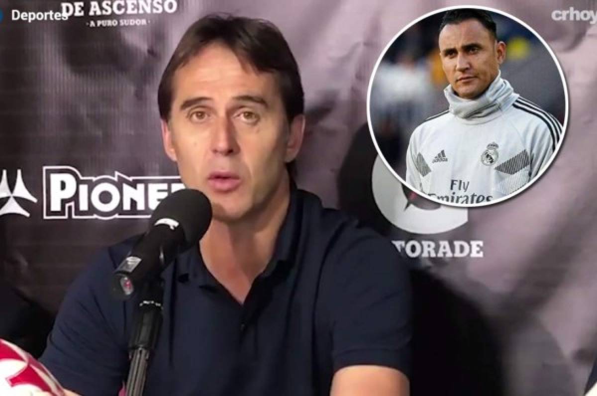 Julen Lopetegui: 'Keylor Navas un profesional tremendamente competitivo'