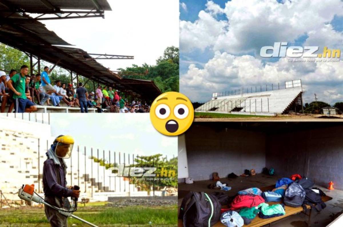 La otra cara de La Lima: El 'estadio' Milton Flores y su total abandono