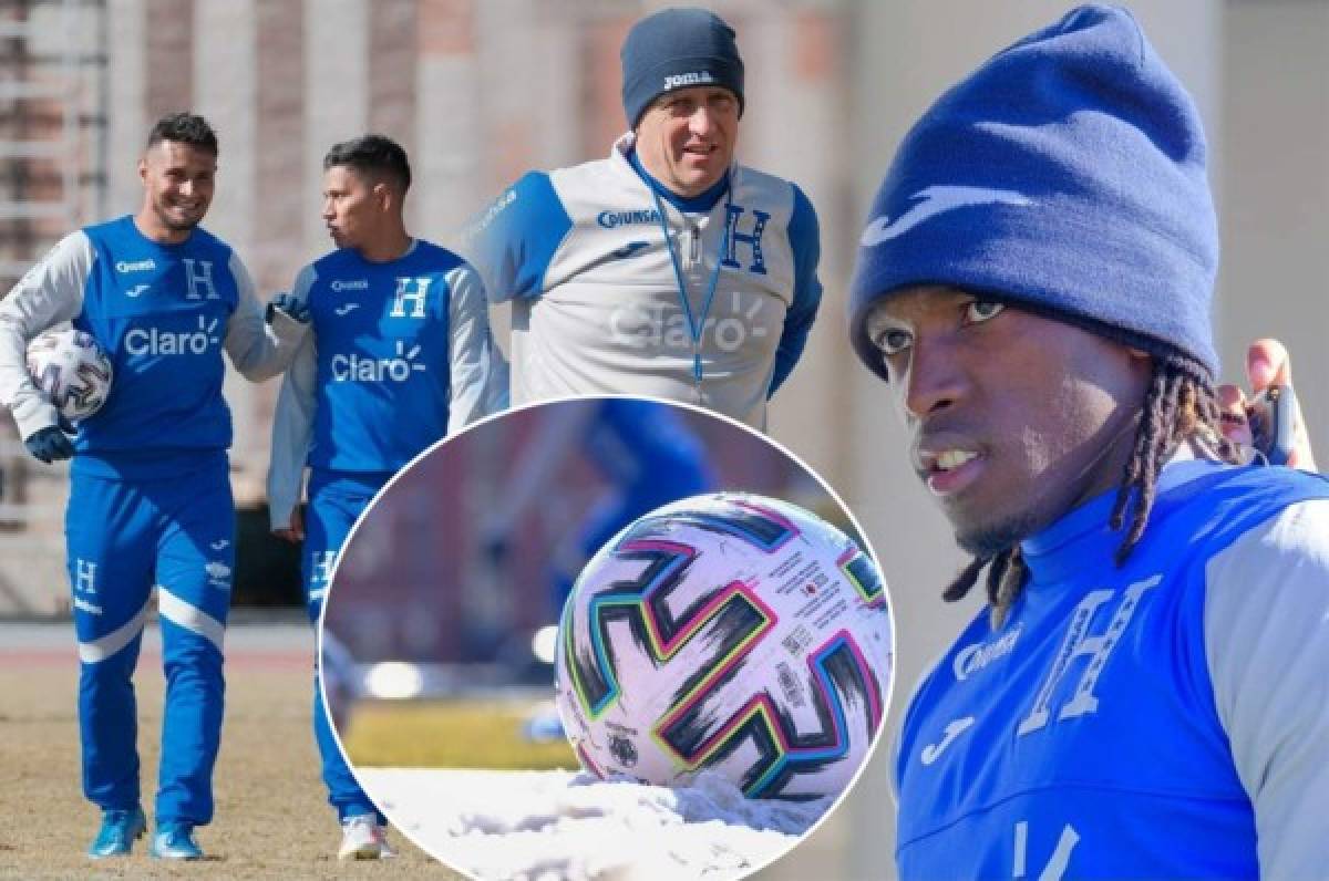 Bajo temperaturas gélidas y con buen ánimo, Selección de Honduras realizó su primer entrenamiento en Bielorrusia