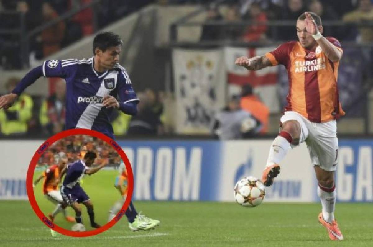 En TikTok lo recuerdan: Andy Najar humillando a Wesley Sneijder ¡le pegó un baile!