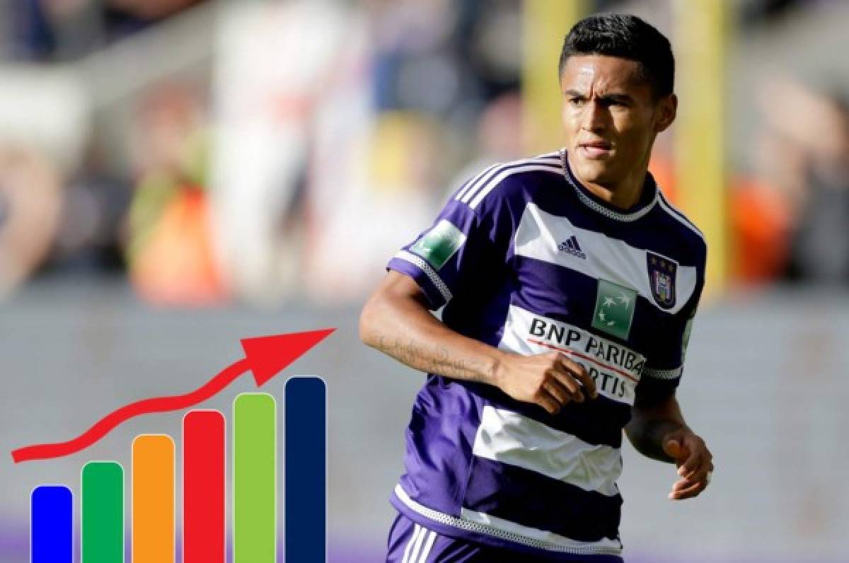 La razón por la que Anderlecht renovó al hondureño Andy Najar