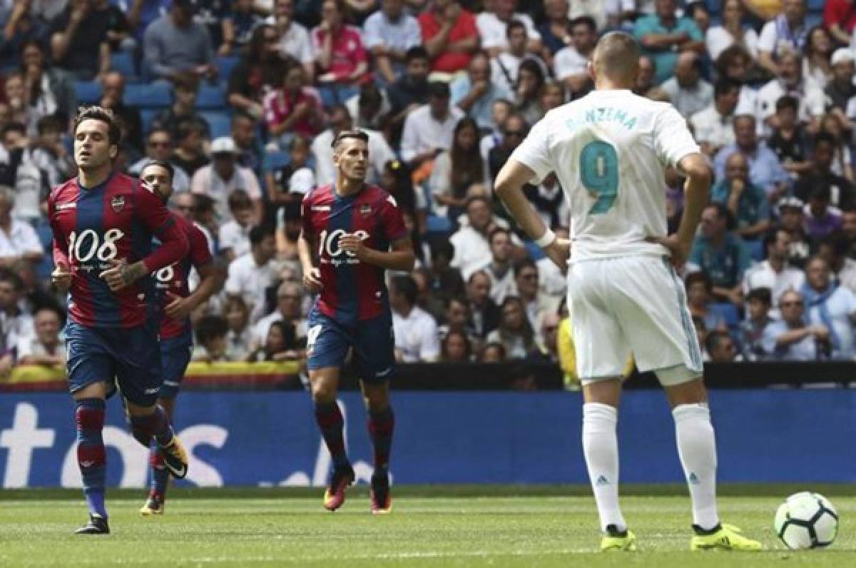 Levante sorprende al Real Madrid en el Santiago Bernabéu