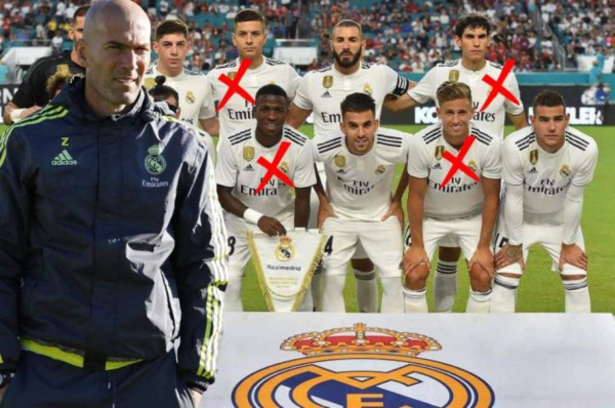 ¡Rechazados! Los canteranos del Real Madrid que Zidane les ha dicho 'NO'