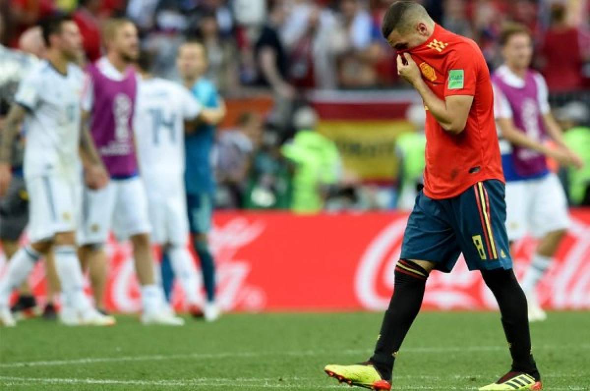 Koke habla tras fallar penal en eliminación de España del Mundial de Rusia 2018