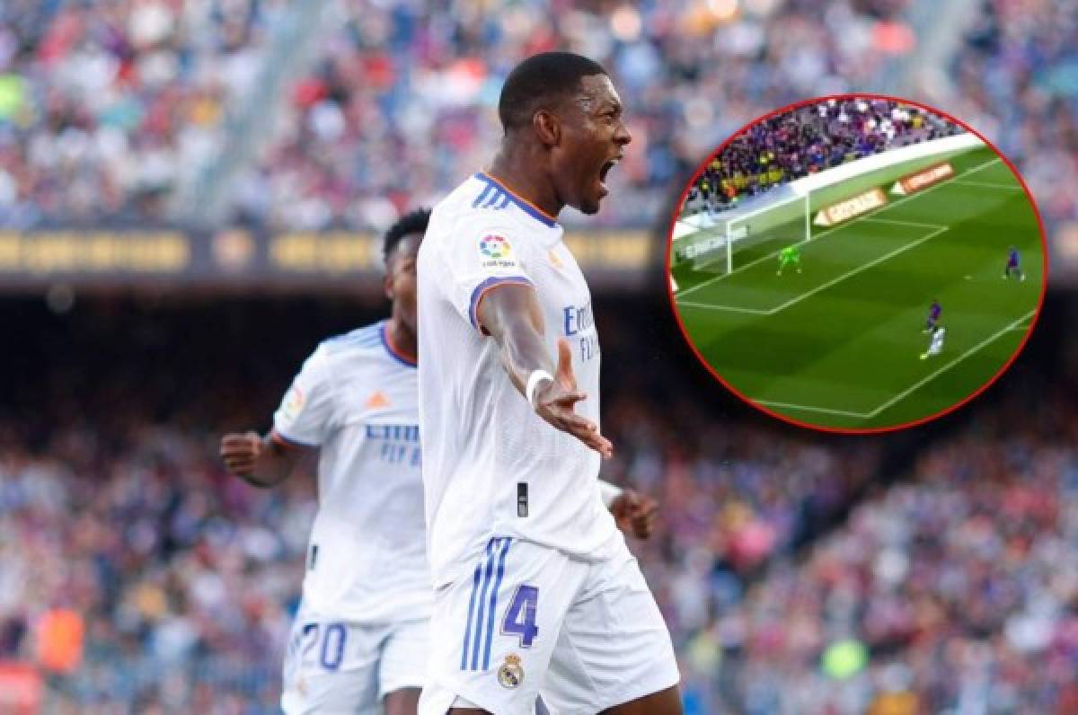 ¡Contragolpe mortal! Zurdazo fulminante de David Alaba adelanta al Real Madrid ante Barcelona en Camp Nou