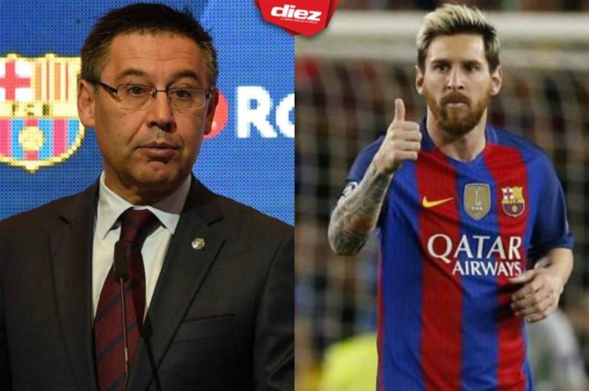 José Maria Bartomeu: ''Messi quiere retirarse en el Barcelona''