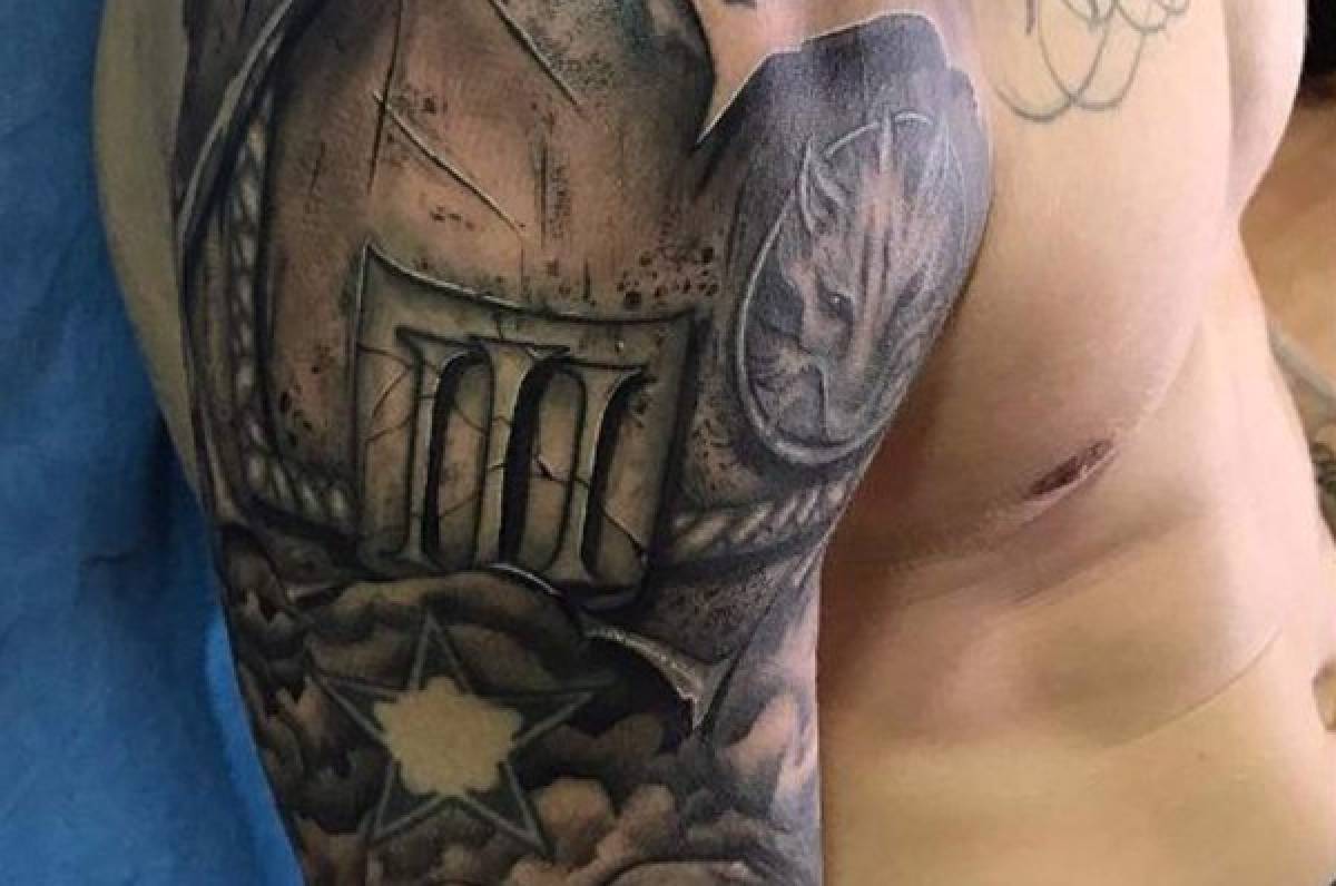 Lucas Digne sorprende a sus seguidores con su espectacular nuevo tatuaje
