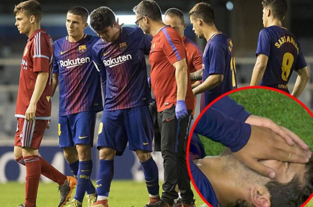 Lamentable: Carles Aleñá se rompe y se perderá la pretemporada con el FC Barcelona