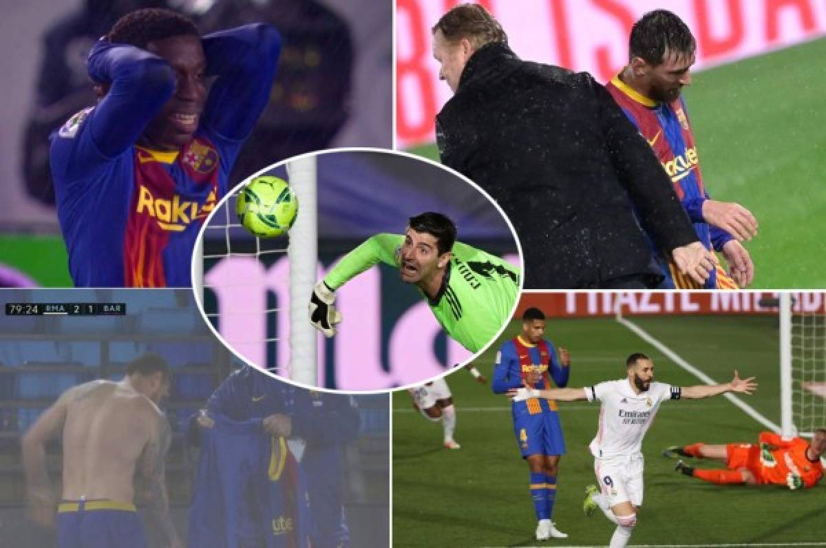 La frustración en la salida de Messi y la foto de Piqué que provoca la burla de todo el madridismo