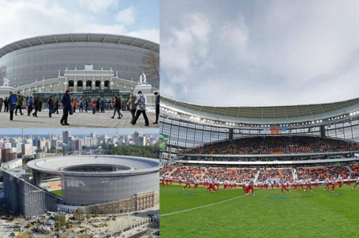 ¡Maravilloso! Se inauguró el Ekaterimburgo Arena, el estadio más raro del Mundial de Rusia