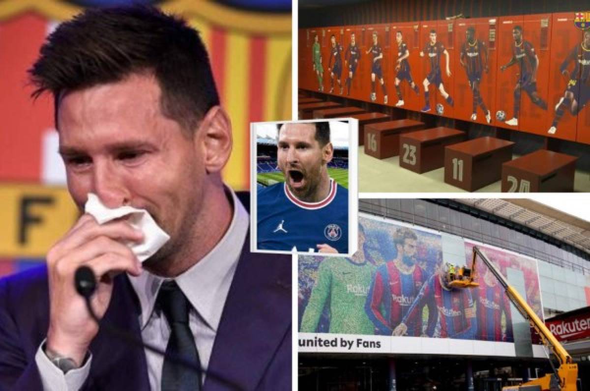 Dejó un trofeo en el vestuario del Barcelona: revelan cómo fue la última visita de Messi al Camp Nou  