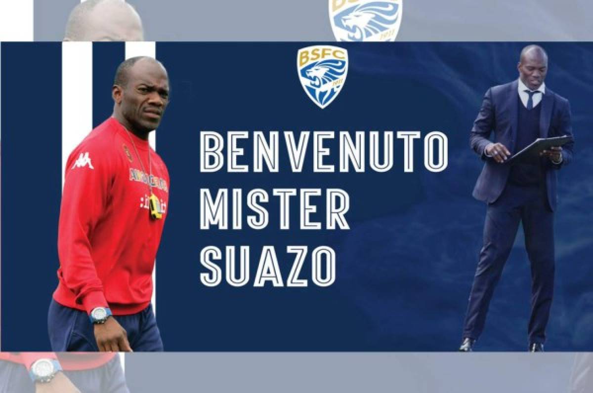 OFICIAL: El hondureño David Suazo es confirmado como entrenador del Brescia