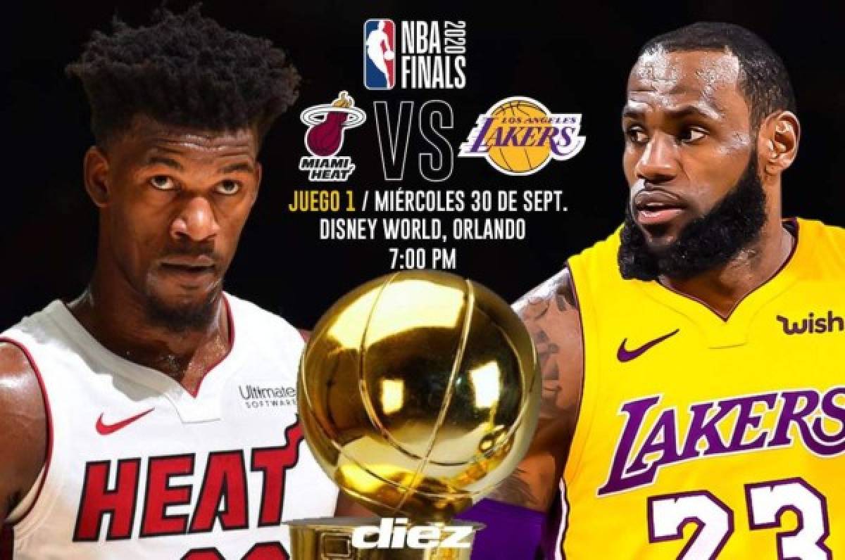 Arranca la batalla: Lakers vs Heat, las finales más atípicas de la historia de la NBA