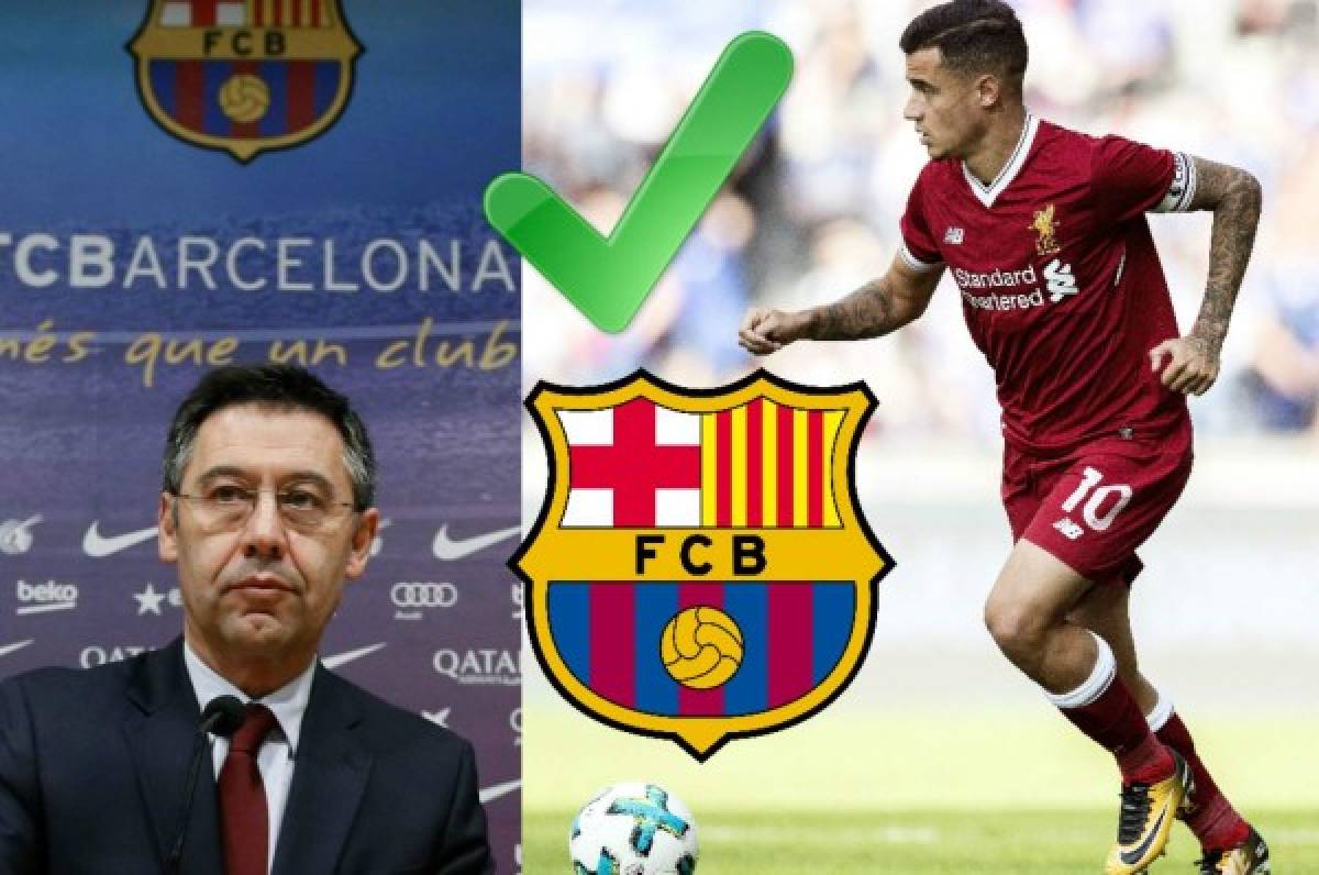 Anuncian acuerdo entre el FC Barcelona y Liverpool por Coutinho