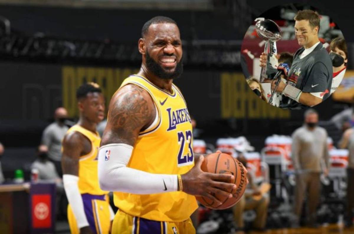 ¿Se retirará? LeBron James se deshace en halagos hacia Tom Brady y hace hincapié sobre su futuro en la NBA