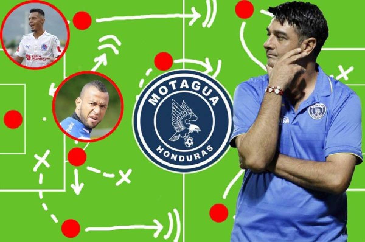 Así sería el renovado once del Motagua de fichar a Méndez y 'Muma'