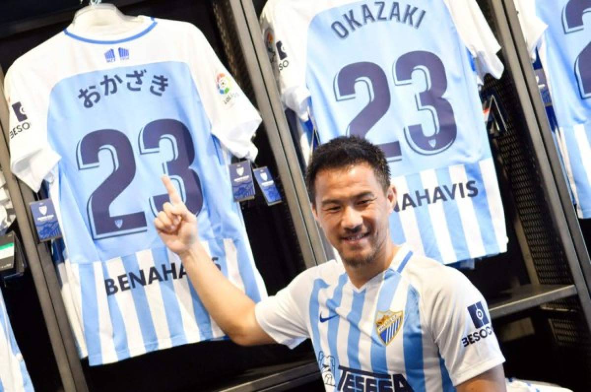 Shinji Okazaki: El fichaje del Málaga que fue presentado y al mes se despidió