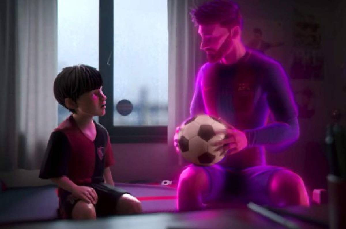 Leo Messi conmueve al mundo en video animado de Gatorade