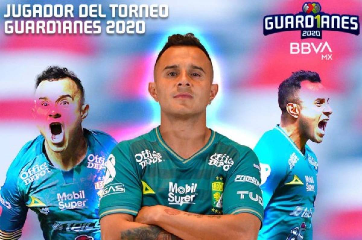 Luis Montes fue elegido como el MVP del Torneo Guard1anes 2020 de la Liga MX