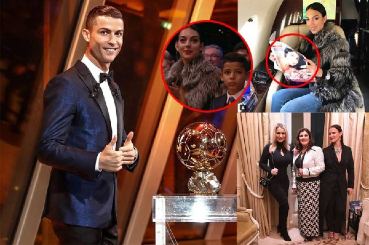 CURIOSO: Las íntimas fotos de Cristiano Ronaldo en la gala del Balón de Oro