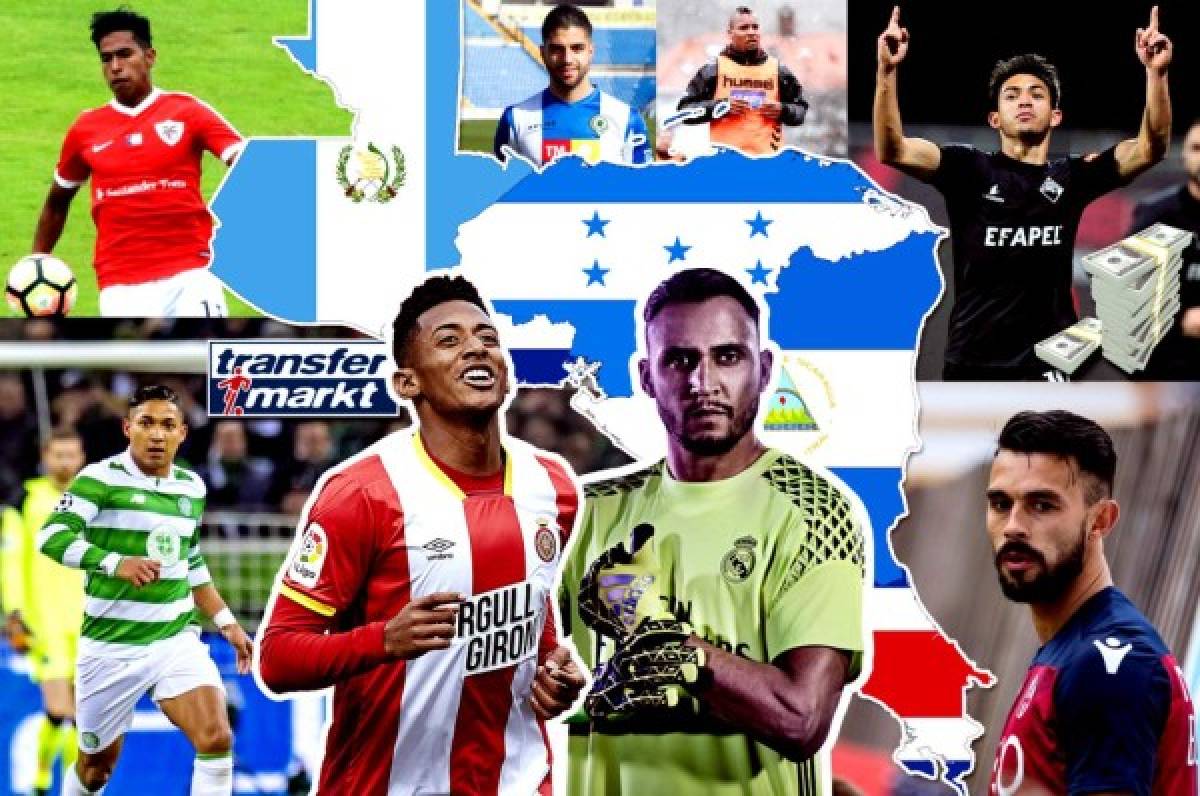 TOP: Los 25 centroamericanos más caros en el fútbol de Europa