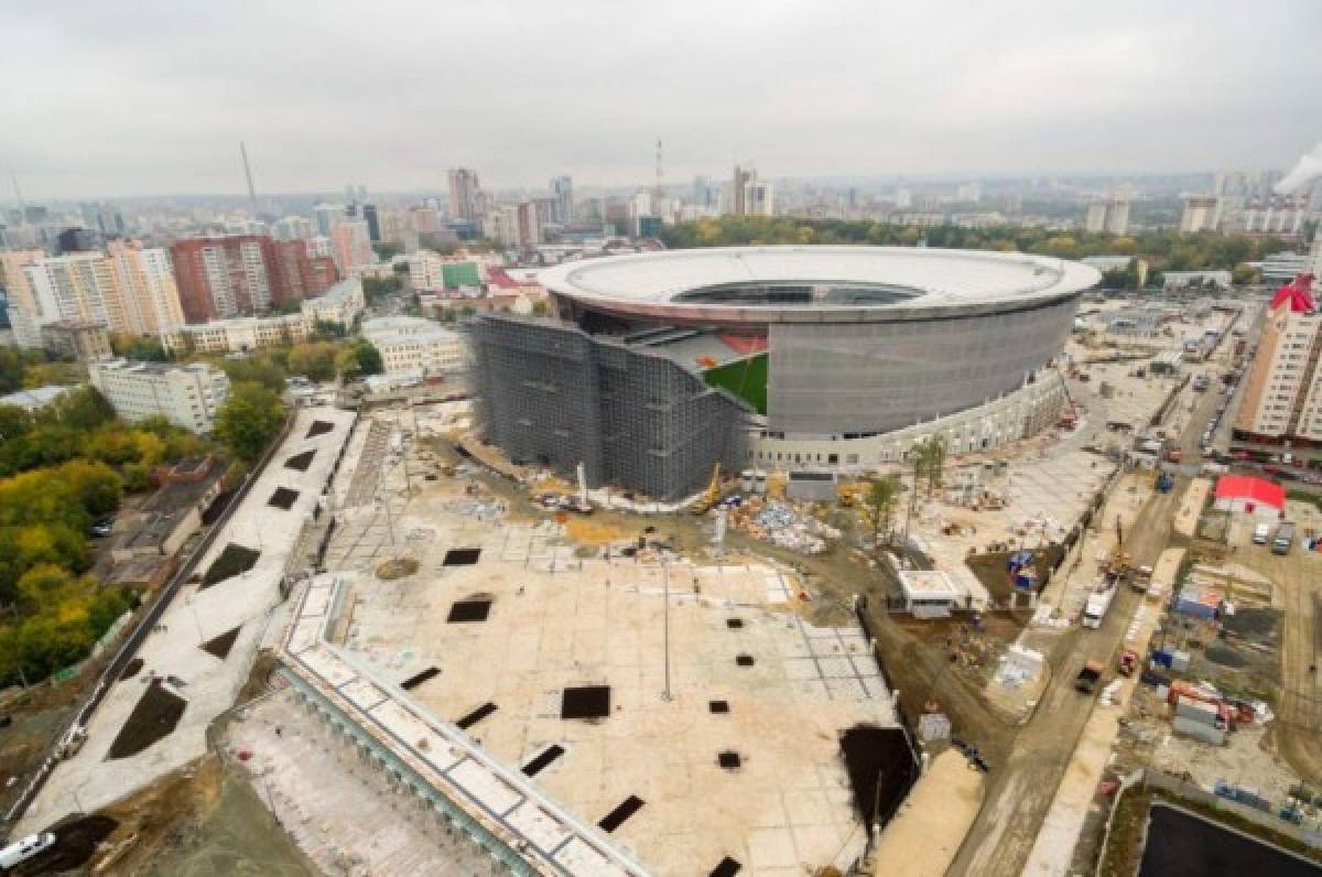 Ekaterimburg Arena, el estadio más raro del Mundial de Rusia 2018