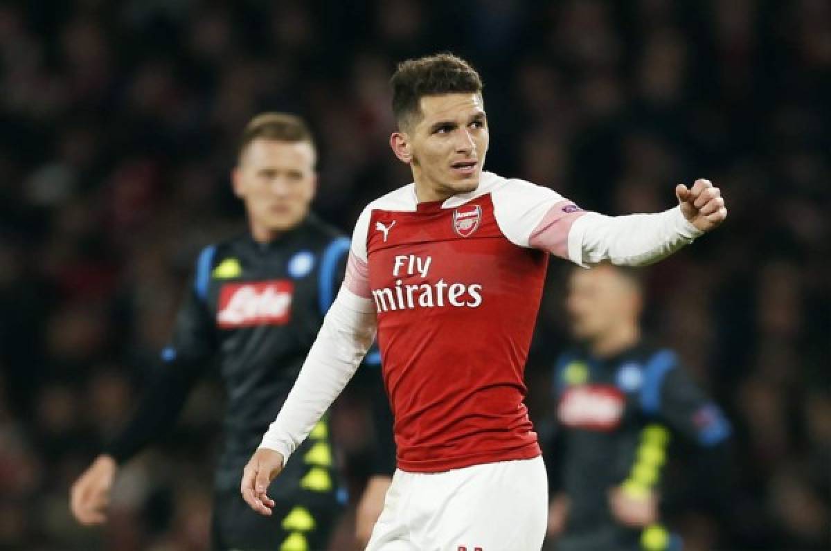 El Arsenal gana al Nápoles en la ida de cuartos de la Europa League
