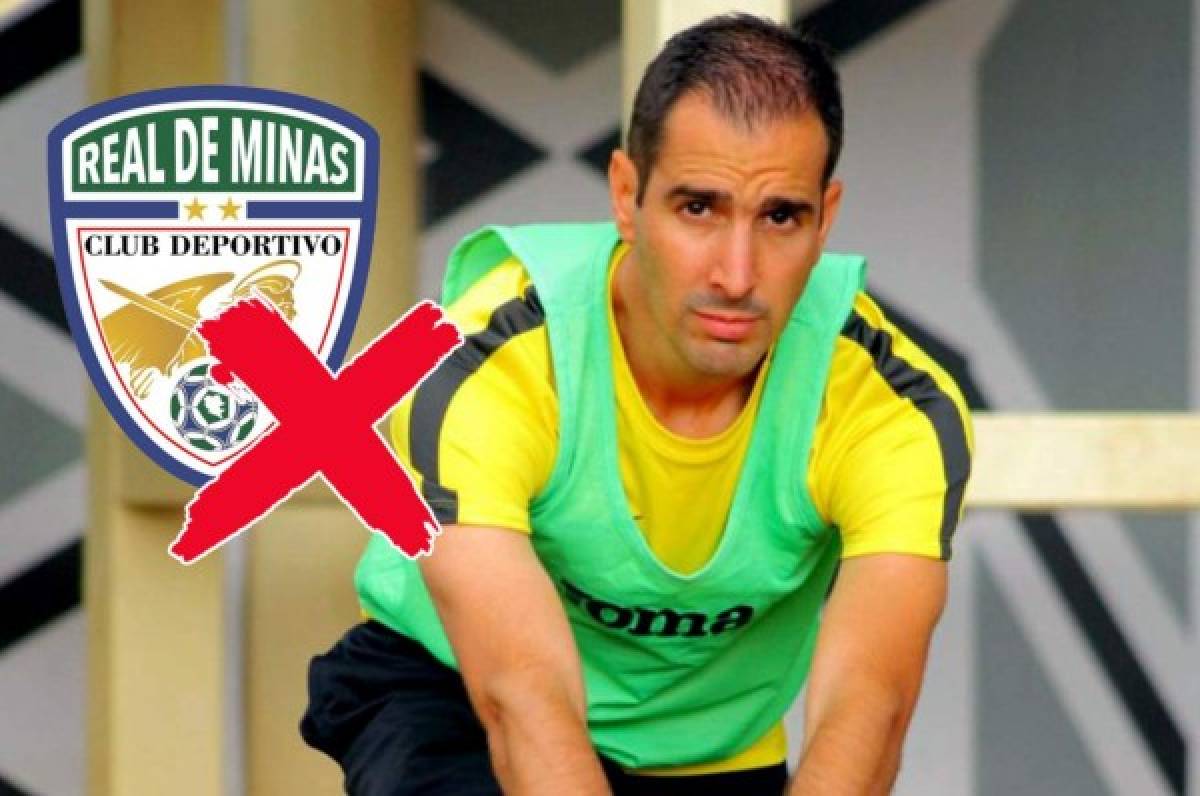 El español Tony Hernández rescinde con Real de Minas, pero nombran al nuevo técnico