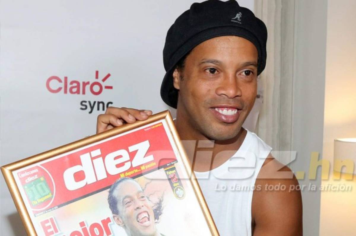 Esta será la agenda de Ronaldinho tras salir de Honduras
