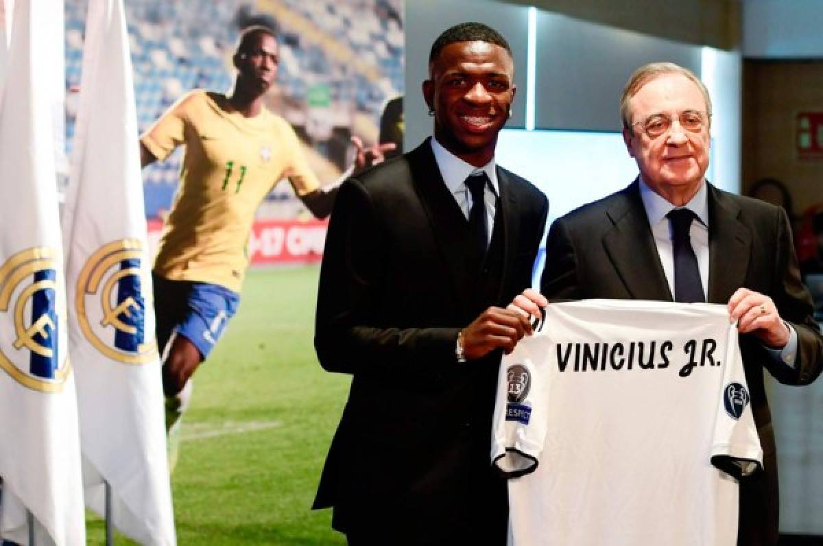 Real Madrid presenta a Vinicius: 'Pude escoger entre grandes clubes y elegí el mejor'