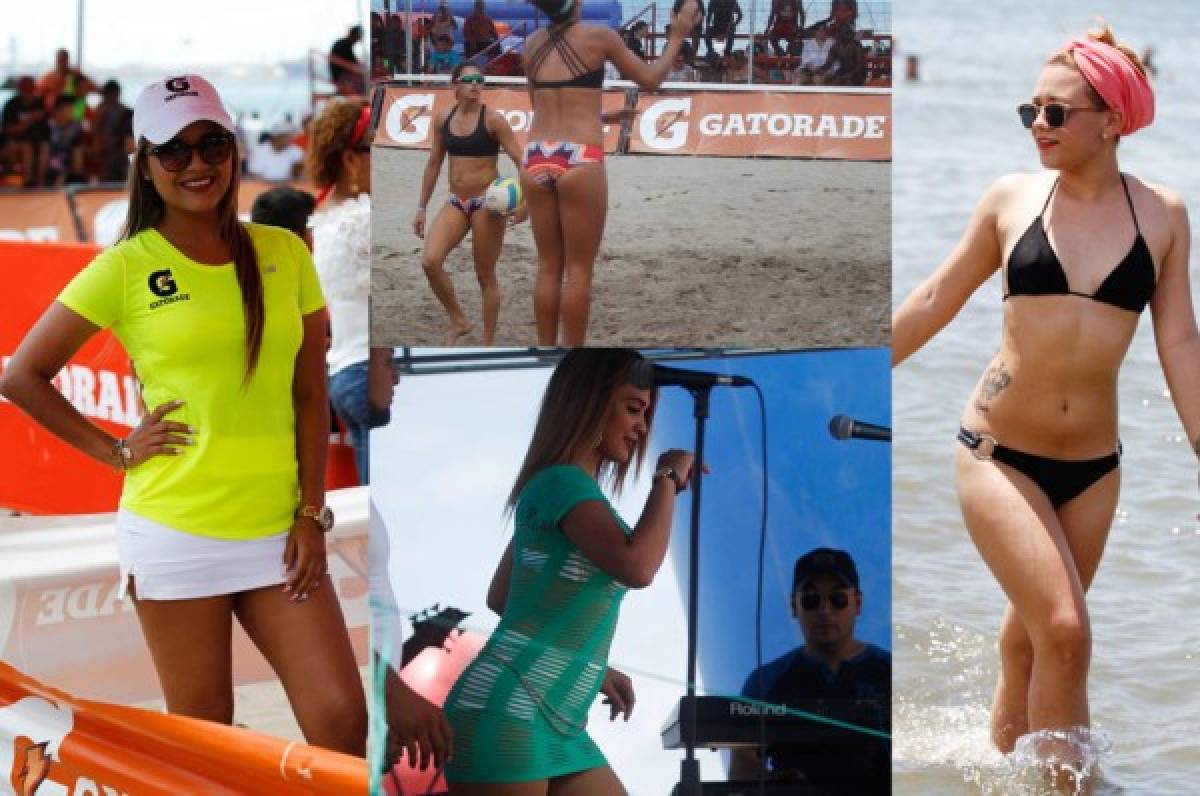 ¡Qué calor! Las playas de Honduras se llenaron de mujeres hermosas