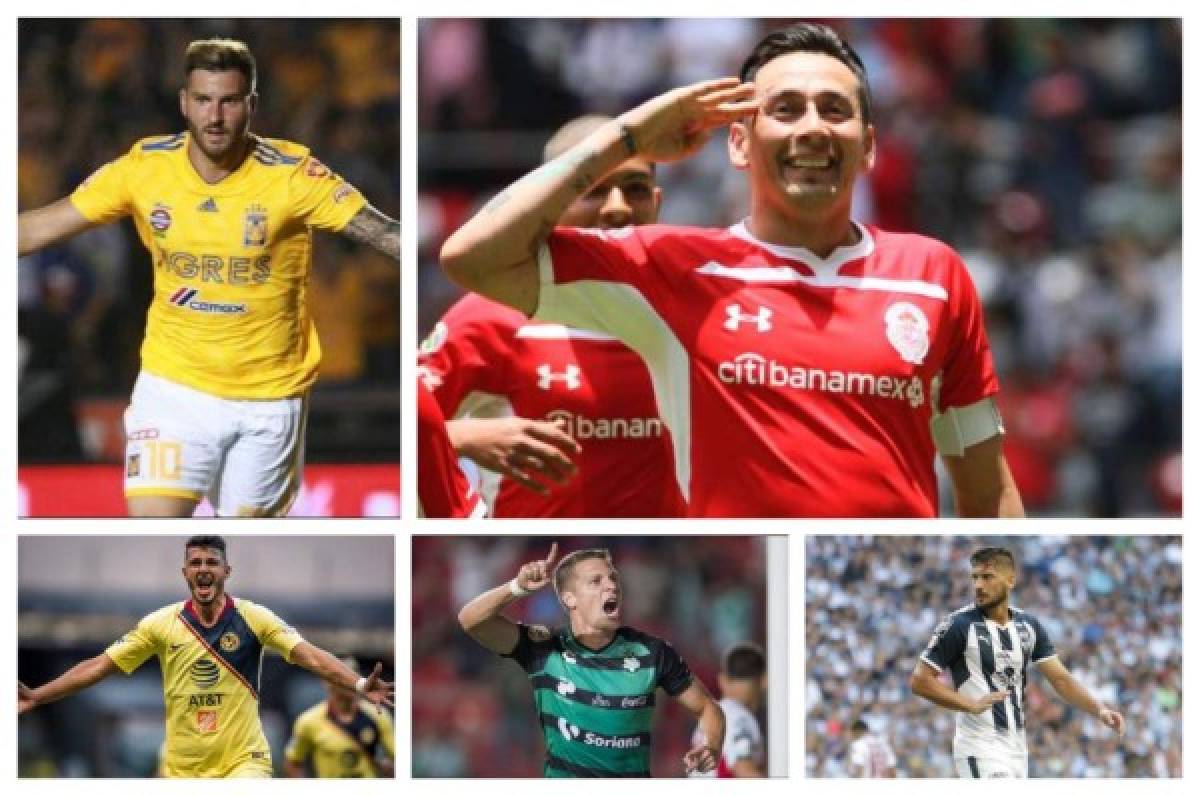 El 11 ideal de los extranjeros en el torneo apertura 2018 de la Liga MX