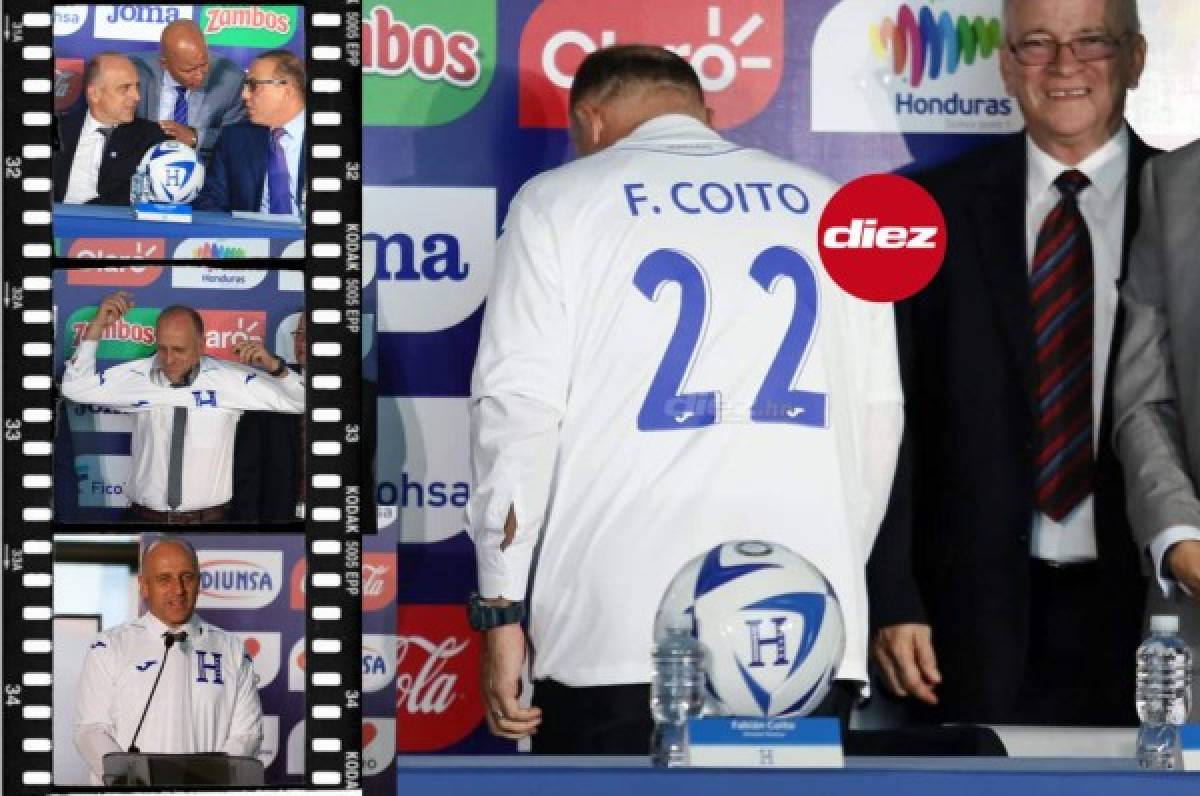 ¿Por qué el 22? Las imágenes de la presentación de Fabián Coito con Honduras