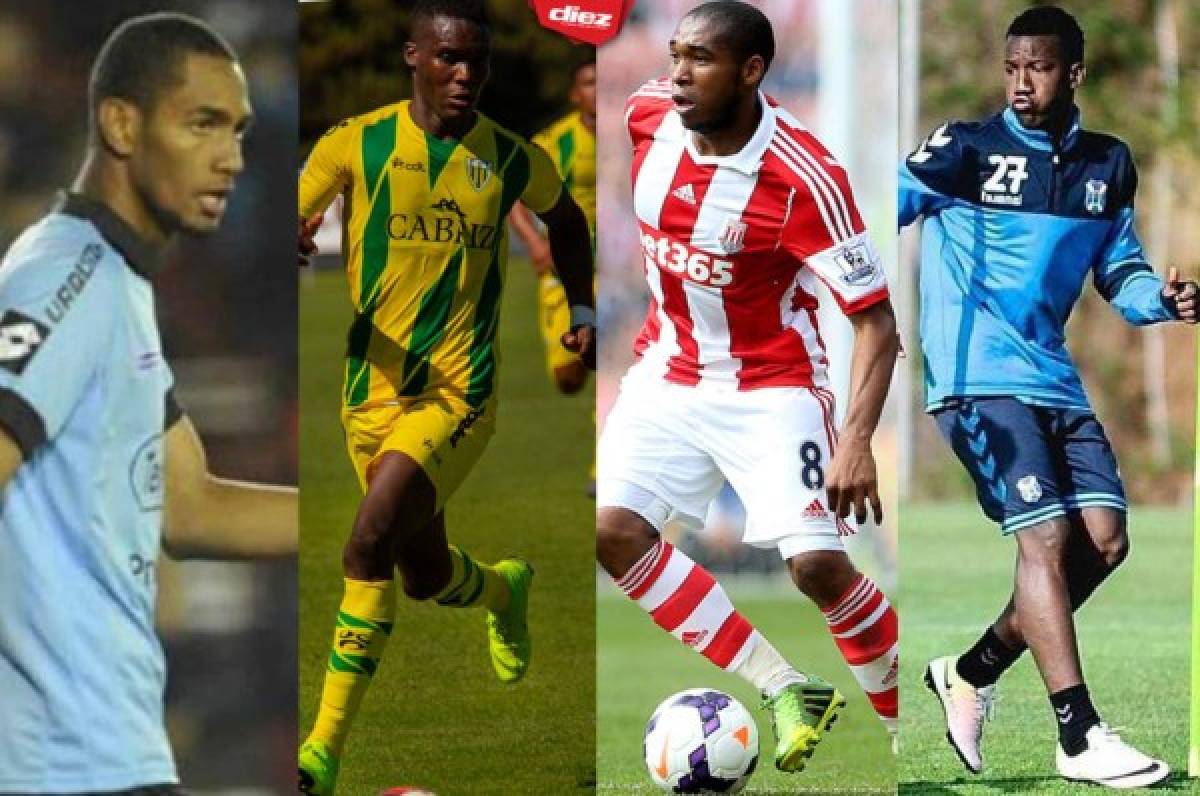 Top: Los 16 futbolistas hondureños que fueron marginados en el extranjero