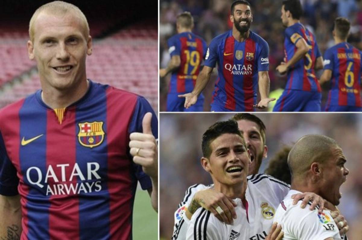 Los futbolistas que disputan hoy su último clásico Real Madrid-Barcelona