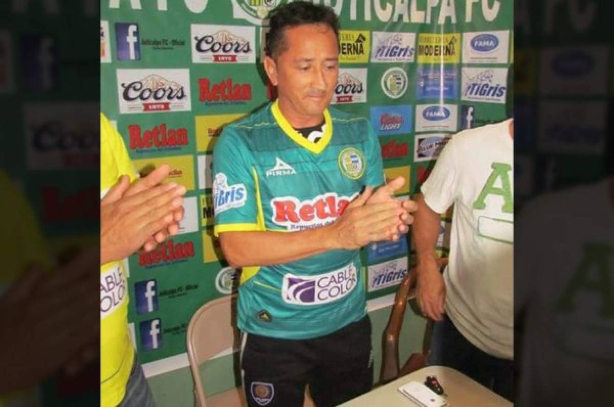 El Juticalpa presenta a Jorge Pineda como su nuevo entrenador