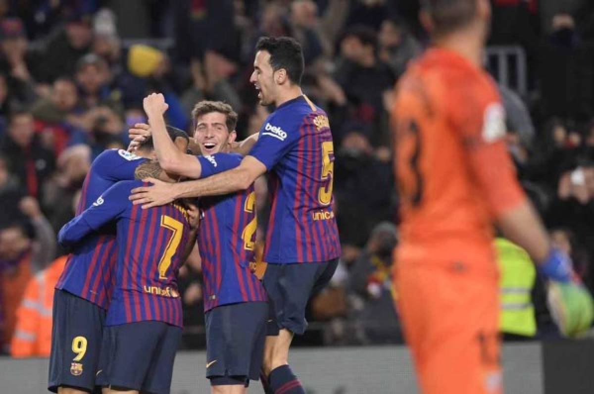 Paliza del Barcelona al Sevilla y se mete a semifinales de la Copa del Rey