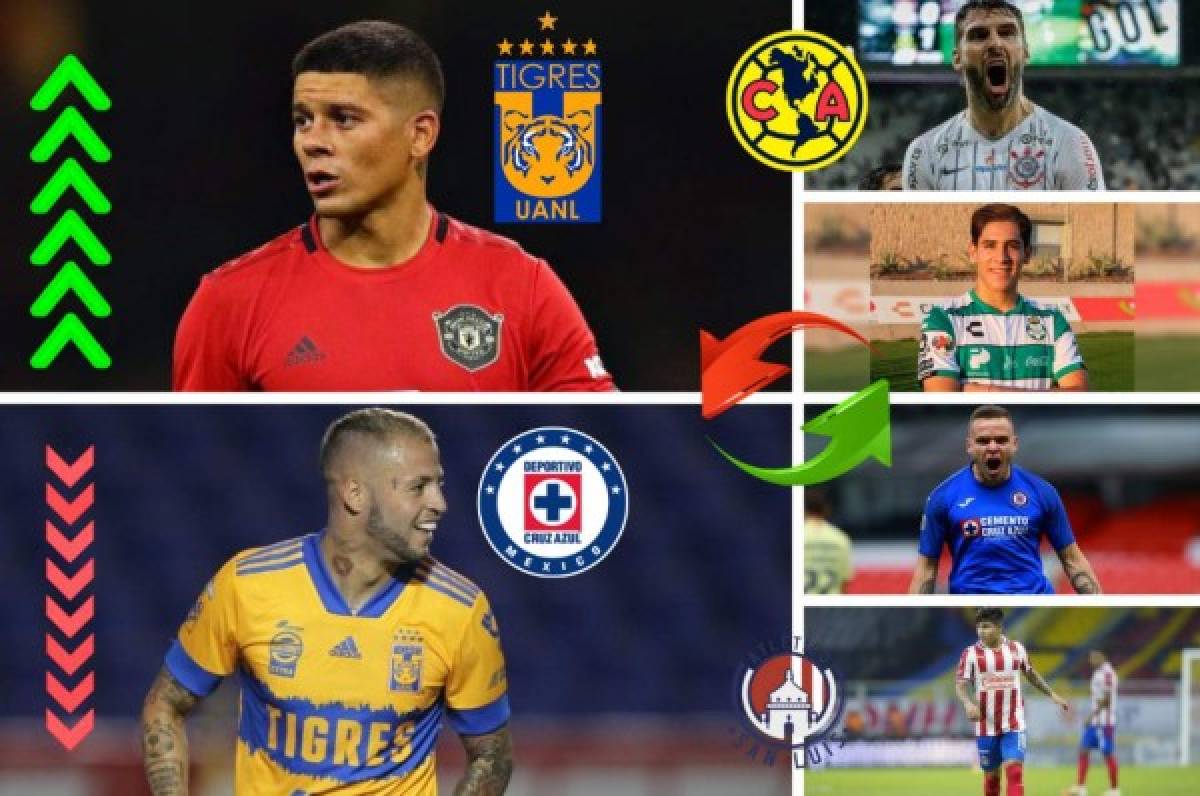 Mercado Liga MX: América con bajas, bombazo de Marcos Rojo y mexicano a Portugal