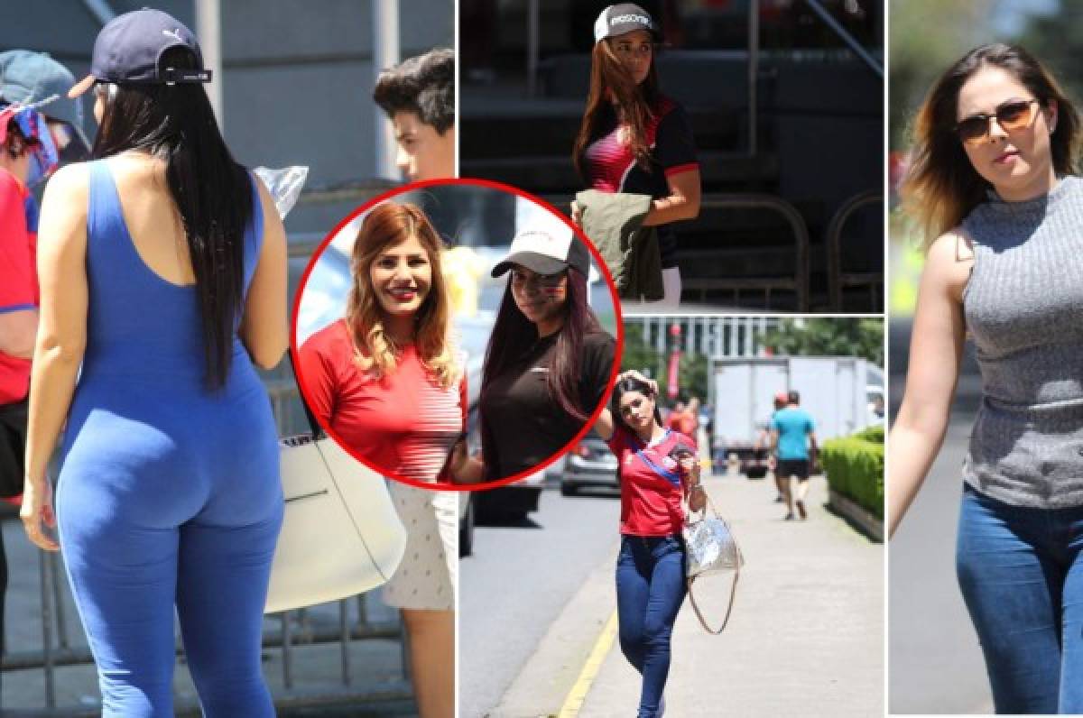 Mujeres ticas embellecen el estadio Nacional en San José para juego con Honduras