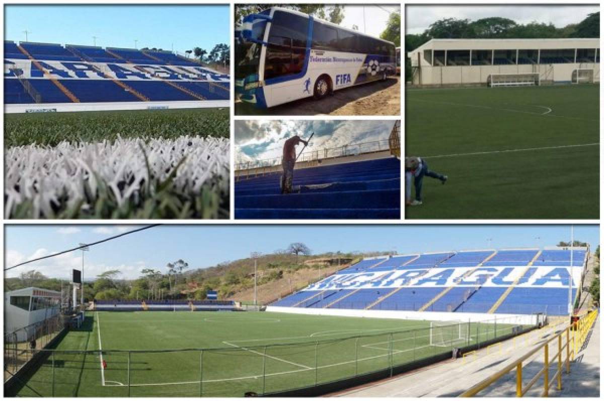 Este es el Estadio Nacional de Nicaragua donde la Sub-23 de Honduras buscará pegar primero