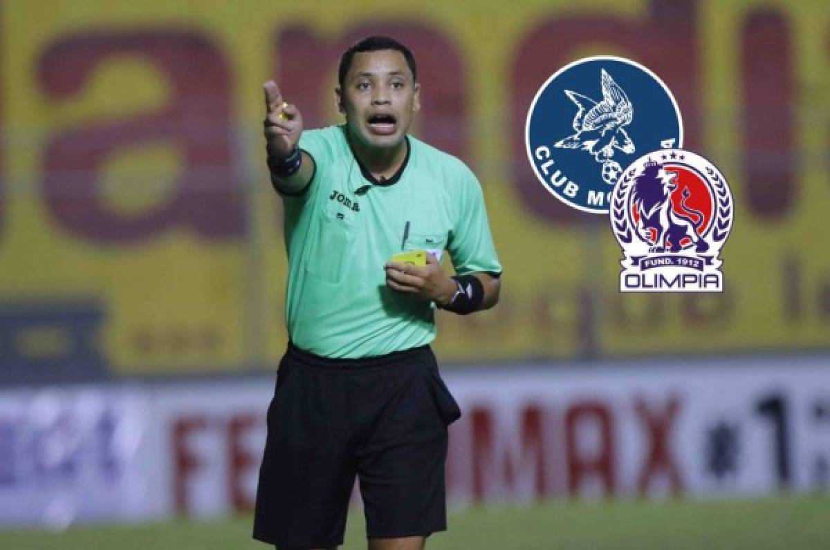Nombramiento de árbitros: Selvin Brown dirigirá el clásico entre Motagua y Olimpia en el Nacional