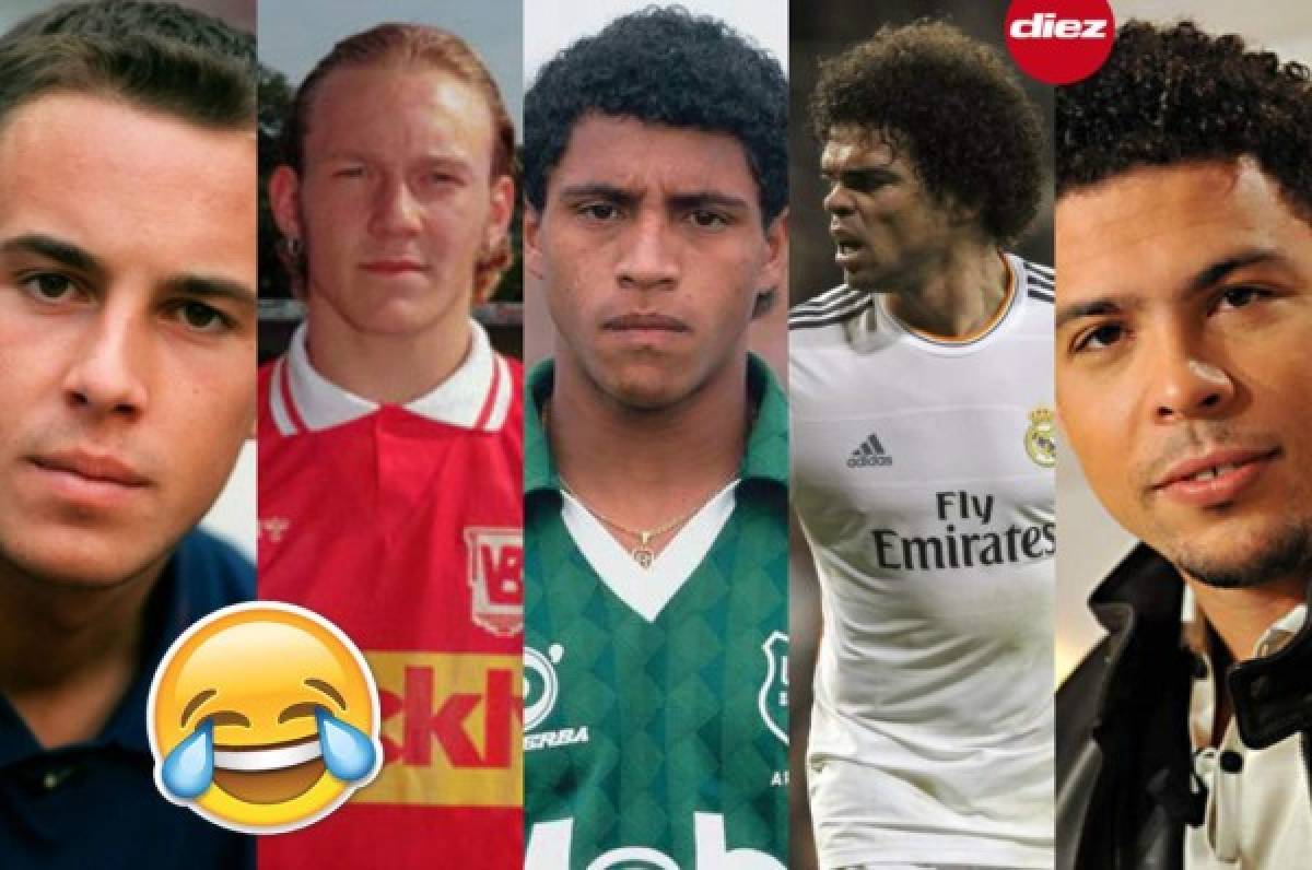 ¿Los reconoces? Así lucen algunas figuras del fútbol, pero ¡con cabello!