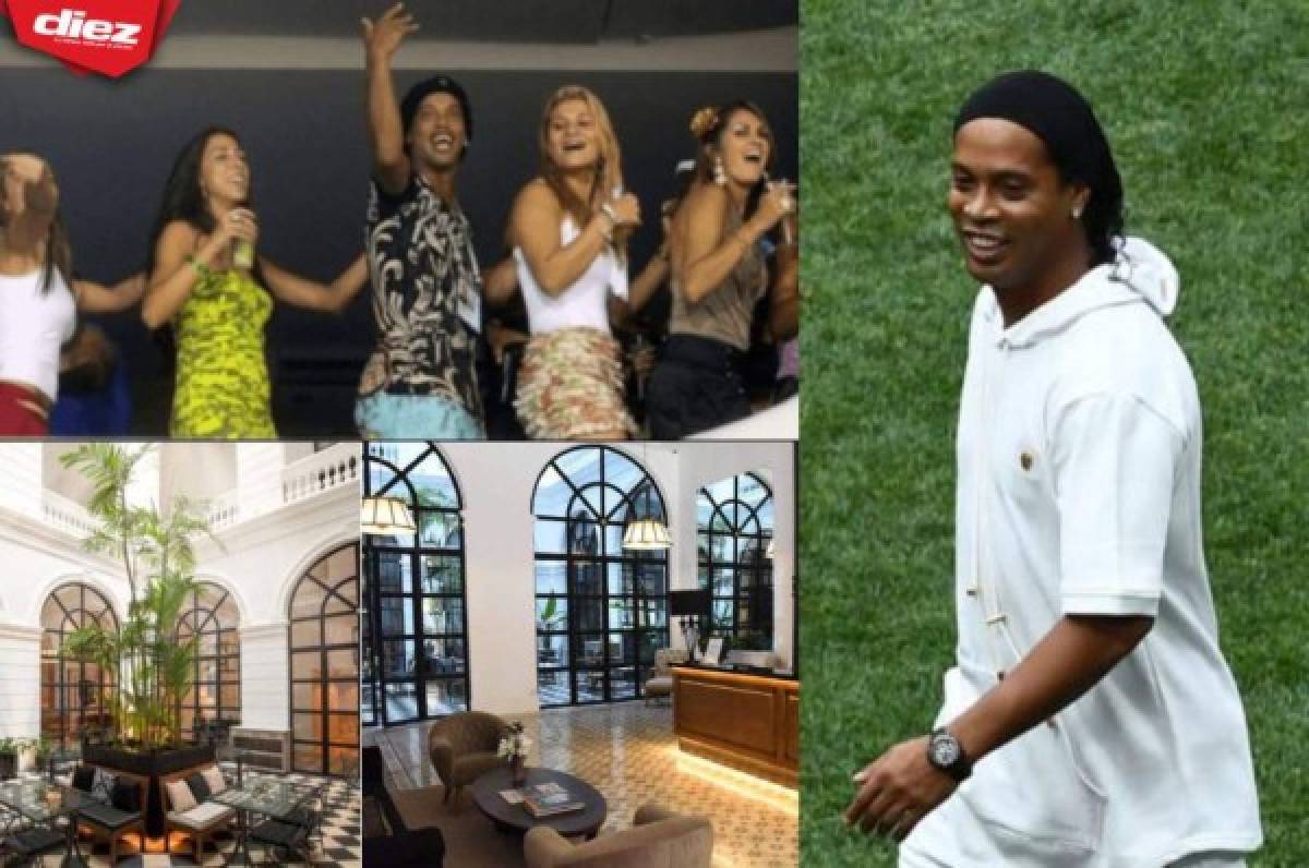 Acusan a Ronaldinho de hacer noches de fiestas con modelos durante su arresto domiciliario en Paraguay