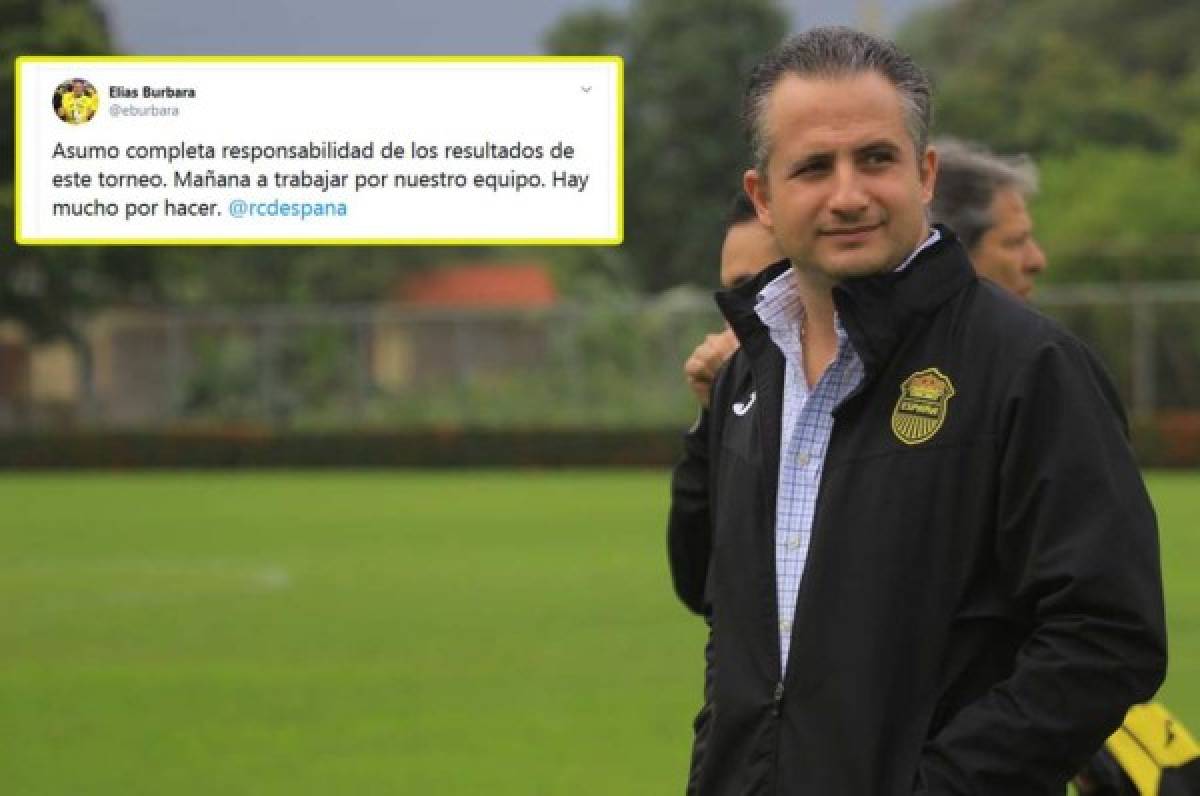 Elías Burbara: 'Asumo completa responsabilidad de los resultados de este torneo'