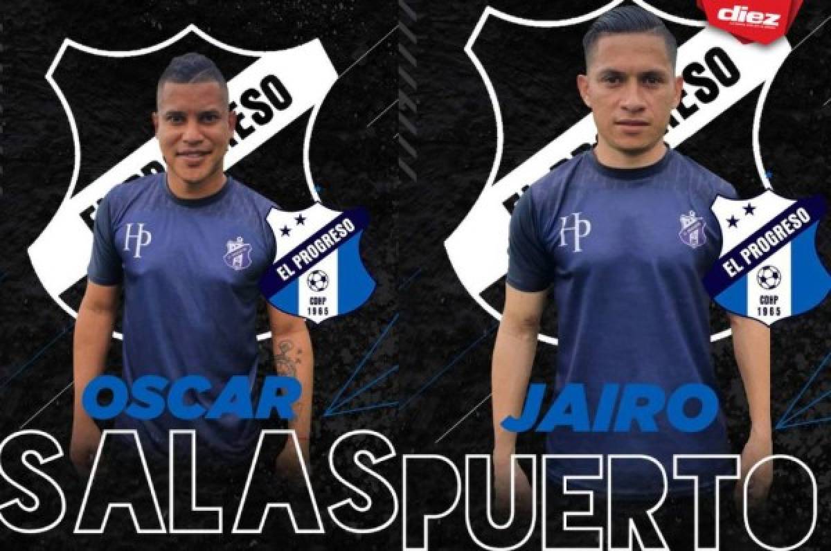 Honduras Progreso hace oficial el fichaje de Óscar Salas y Jairo Puerto como nuevos refuerzos