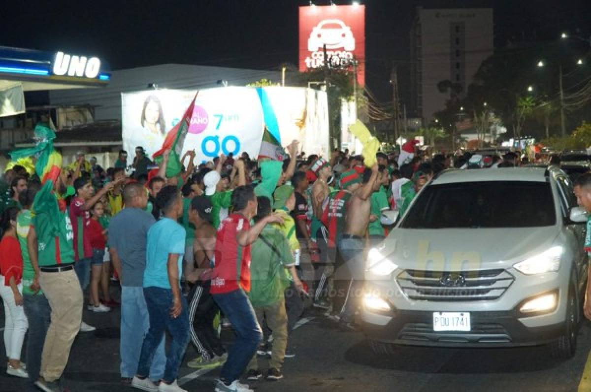 EN FOTOS: ¡Éxtasis en San Pedro Sula por el título del Marathón!