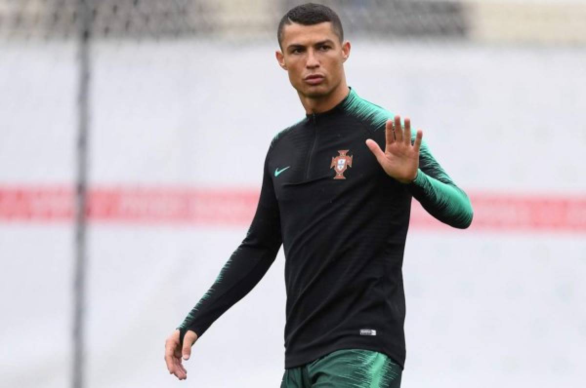 Tensión: Portugal realiza su primer entreno en Rusia con un Cristiano triste