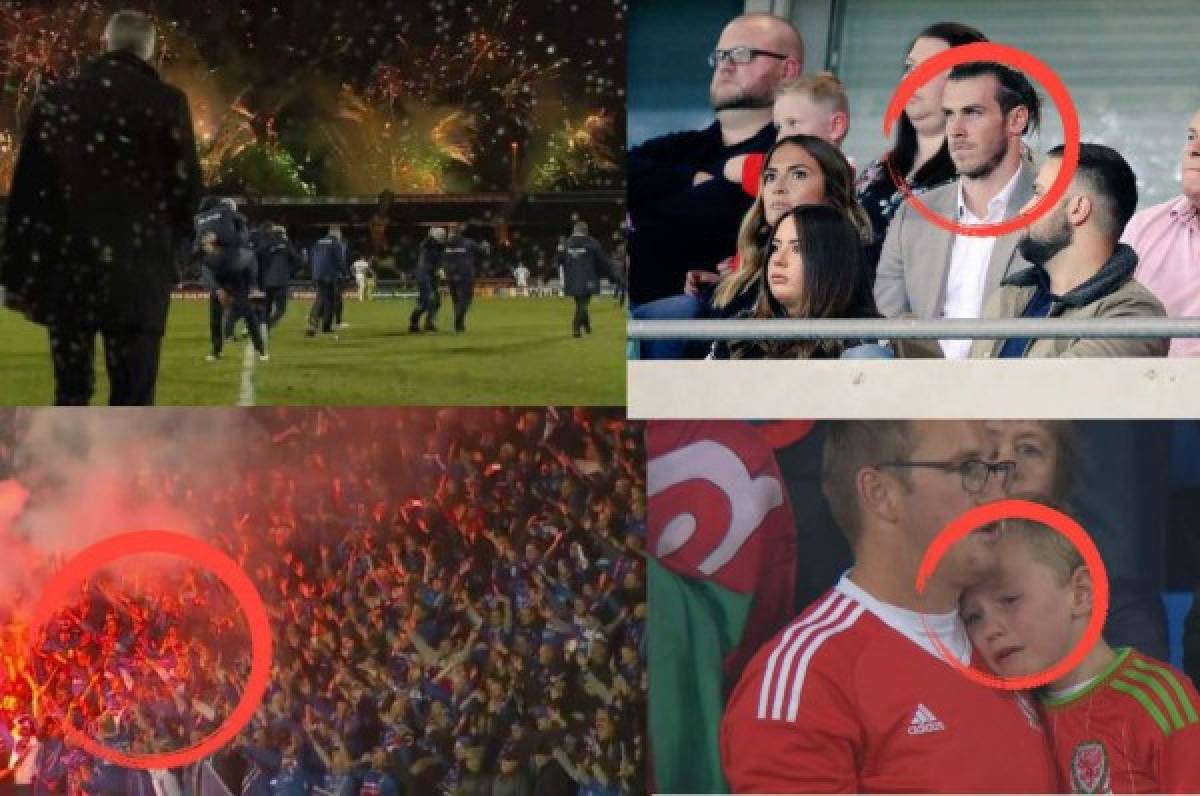 Lo que no se vio en TV: El increíble festejo de Islandia y la frustración de Bale